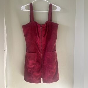 Cotton Candy Red Mini Dress